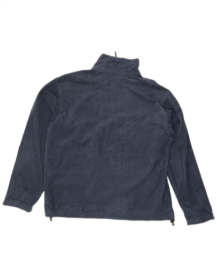 Jaqueta de lã masculina Columbia UK 40 grande poliéster azul marinho