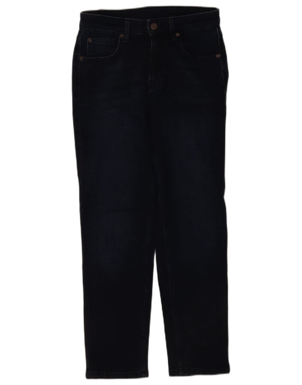 Jeans Slim Feminino Massimo Dutti EU 36 XS W26 L26 Azul Marinho Algodão