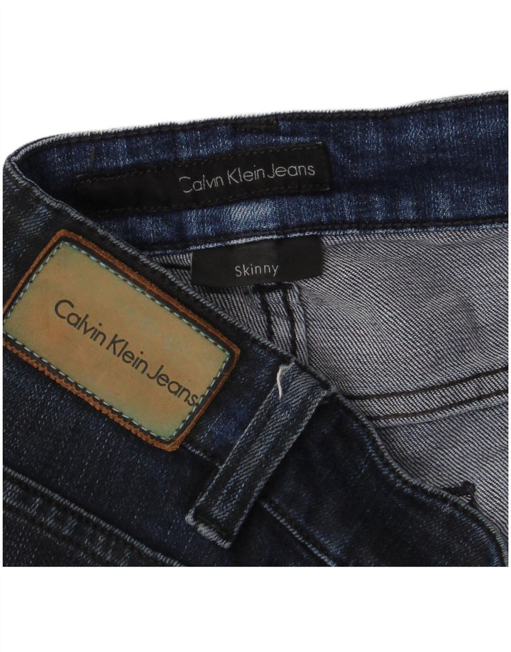 Calça jeans skinny feminina CALVIN KLEIN W32 L30 azul marinho