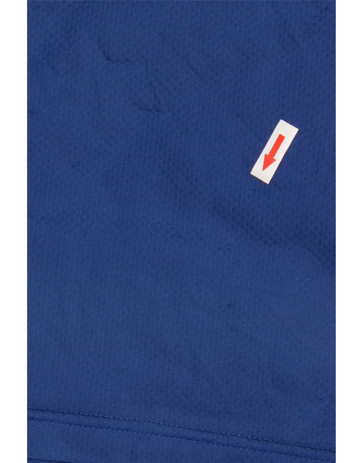Adidas Mens Climacool Vest Top Médio Azul Colourblock Poliéster