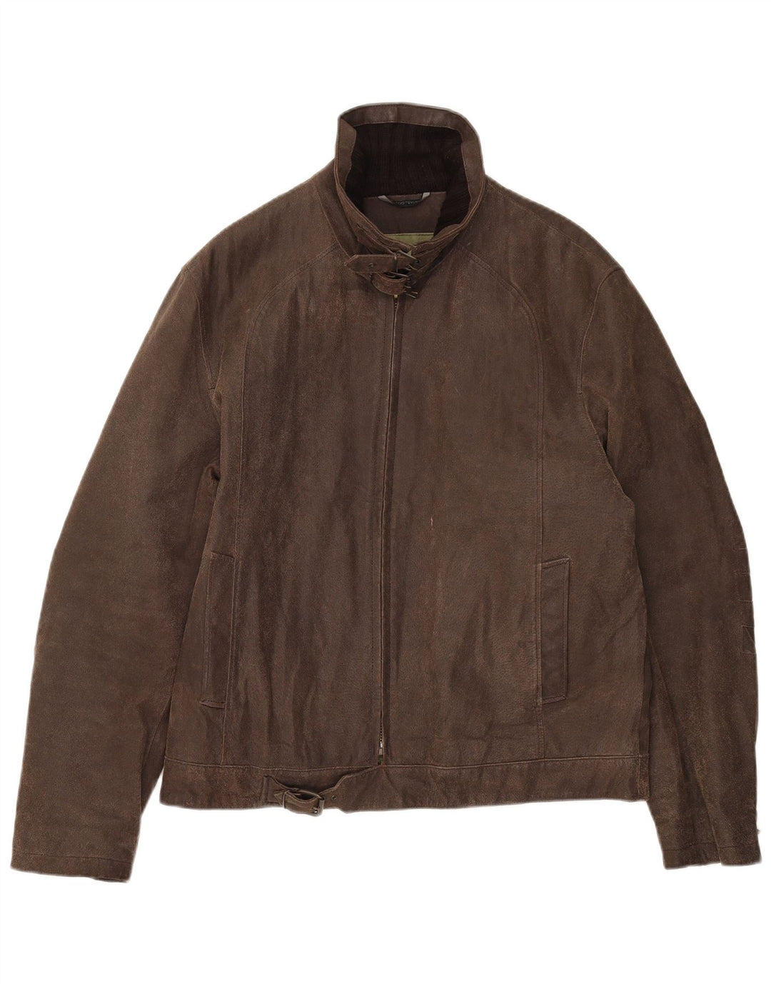 Jaqueta de couro masculina básica IT 52 XL couro marrom