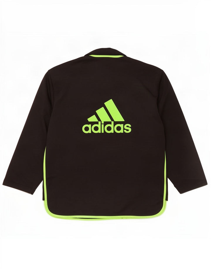 Adidas Mens Graphic Tracksuit Top Jacket Médio Preto