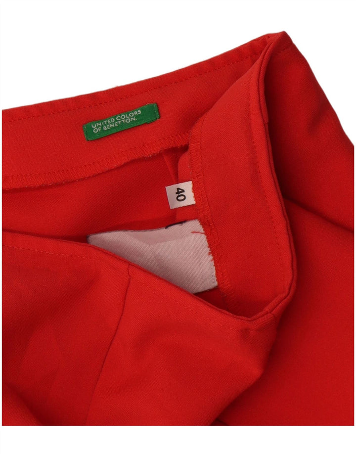 Hot Pants Feminino Benetton IT 40 Pequeno W26 Vermelho