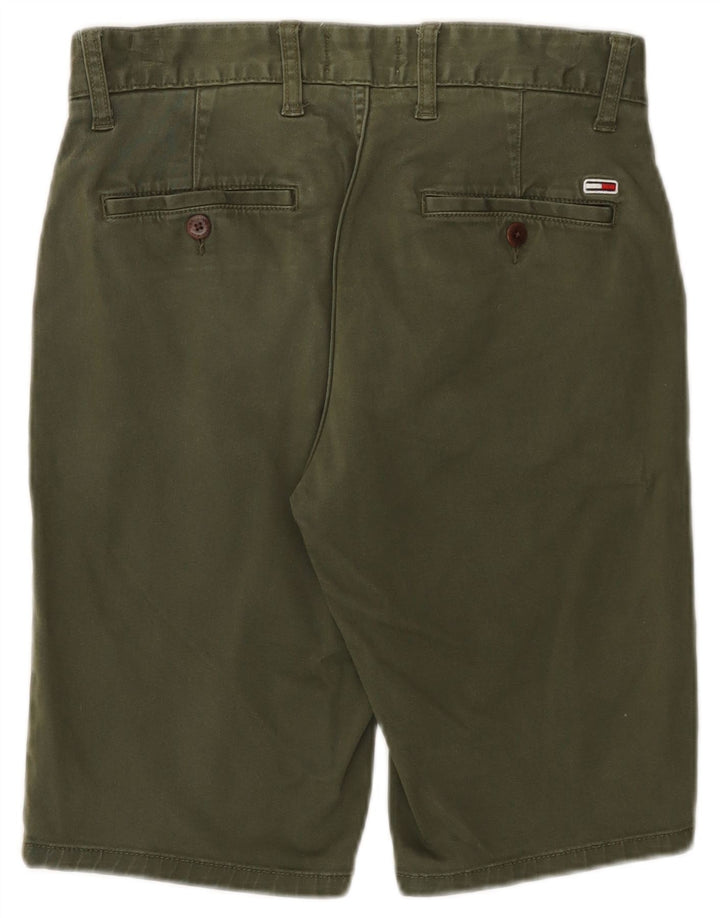 Shorts Chino feminino TOMMY HILFIGER W28 algodão cáqui médio