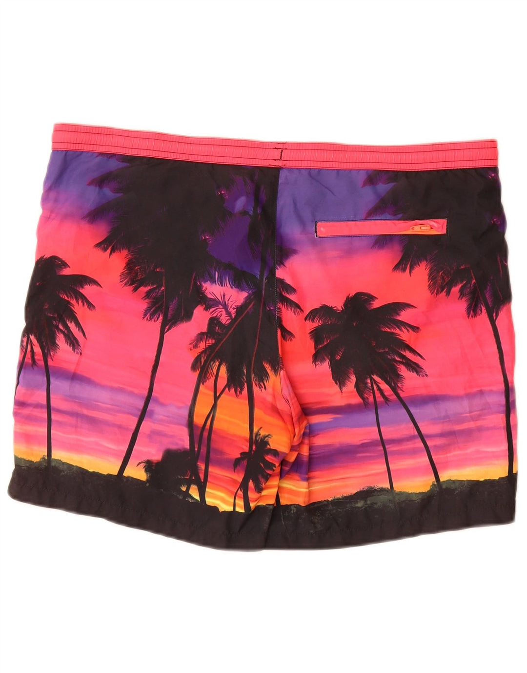 Shorts de natação masculino SUNDEK pequeno poliéster multicolorido havaiano