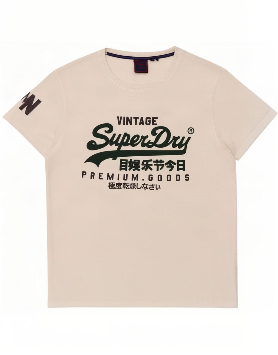 Camiseta gráfica masculina Superdry Top 3XL branco