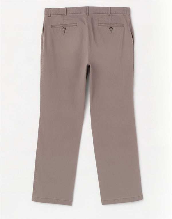 Calça chino reta masculina Marks & Spencer W36 L29 algodão cinza