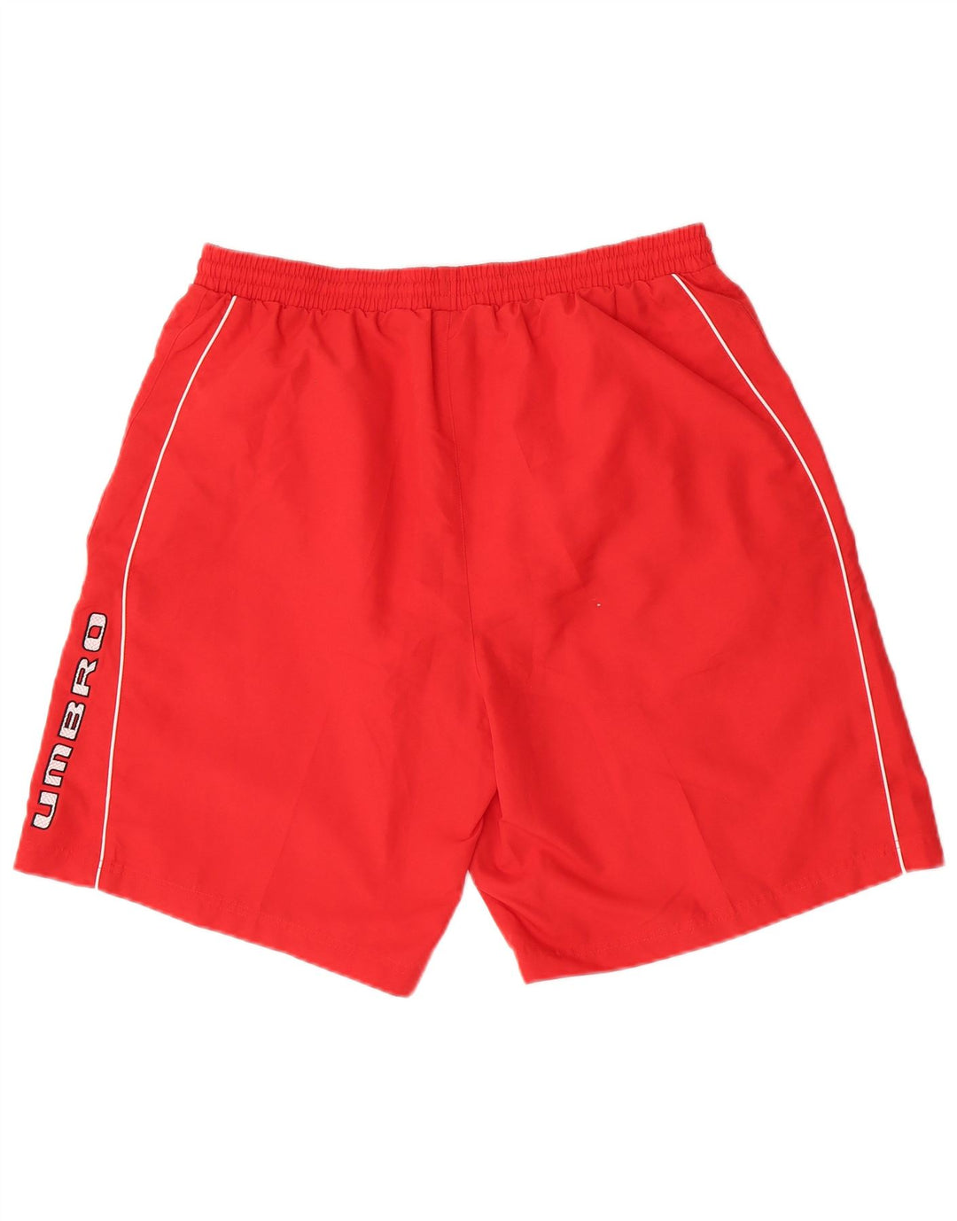 Shorts esportivos gráficos masculinos da Umbro 2XL poliéster vermelho