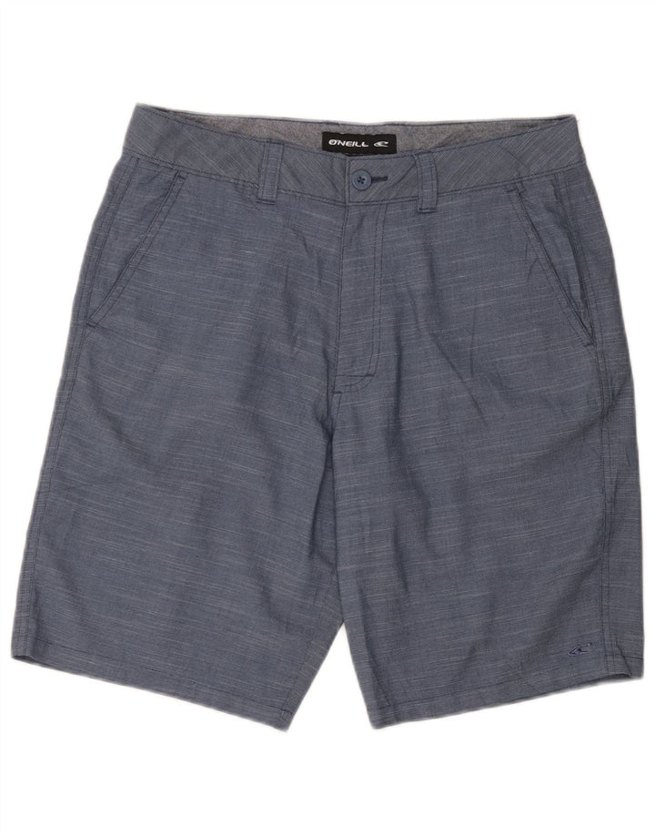 O'Neill Mens Chino Shorts W32 Poliéster manchado azul médio