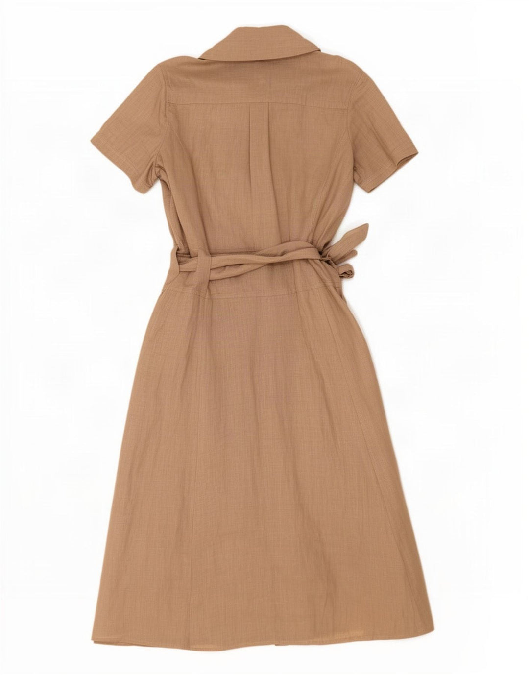 Vestido feminino Fenn Wright Manson Reino Unido 10 pequeno marrom