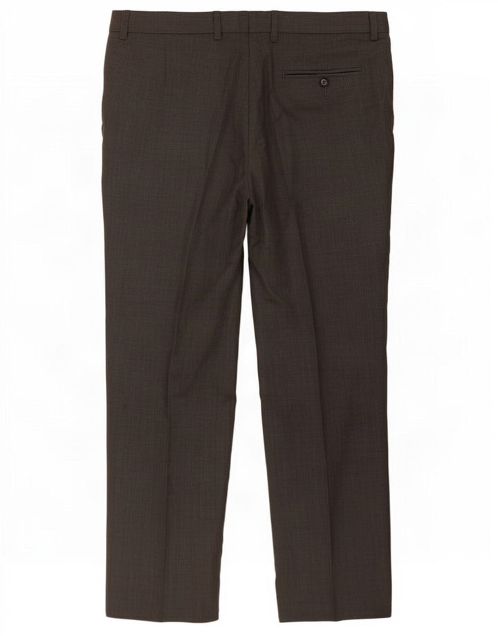Calça masculina Marks & Spencer Pegged Suit W36 L31 cinza poliéster