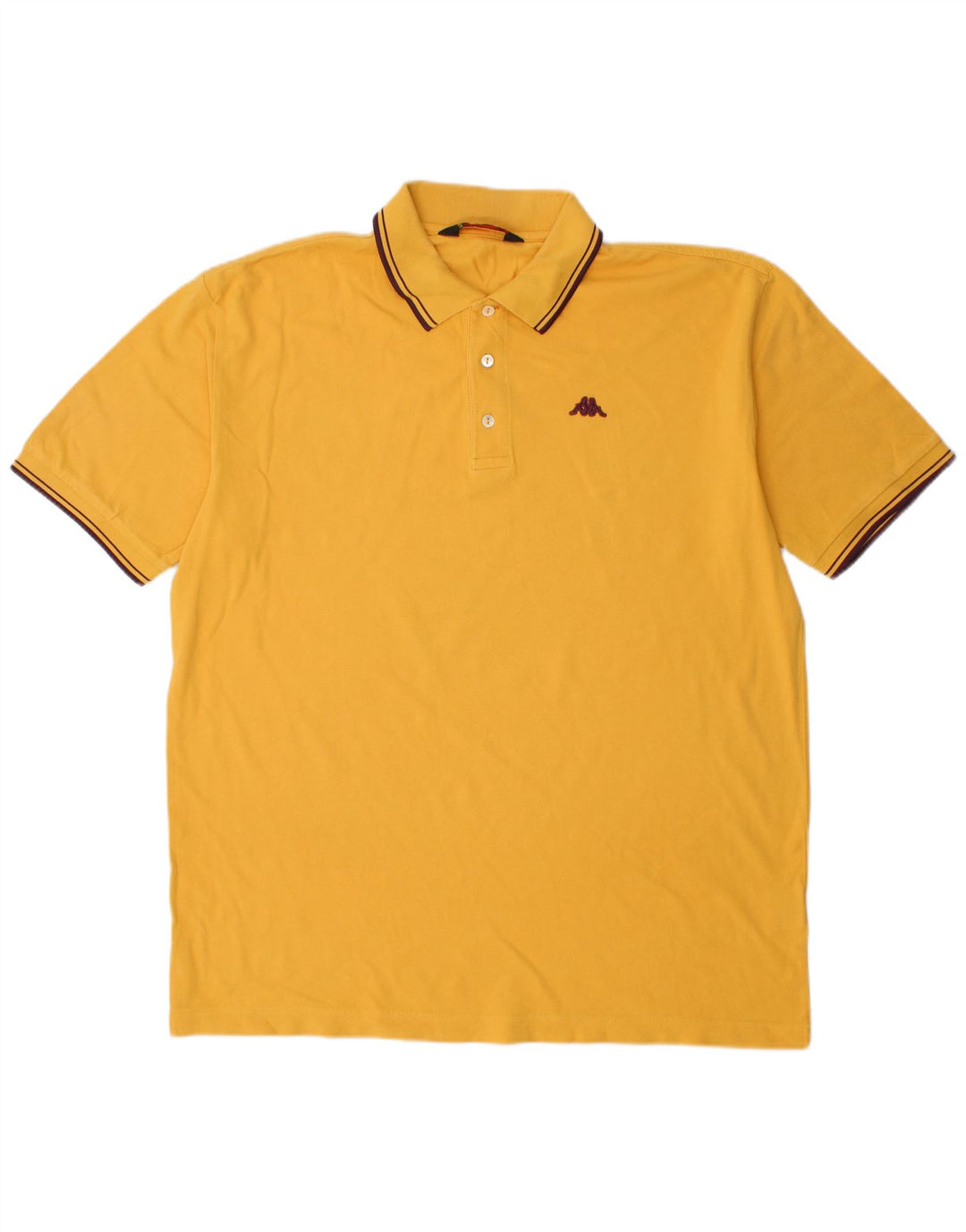Camisa polo masculina KAPPA 2XL algodão amarelo
