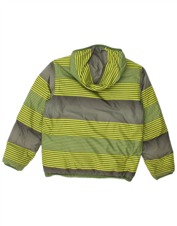 Casaco reversível com capuz The North Face Boys 10-11 anos verde médio