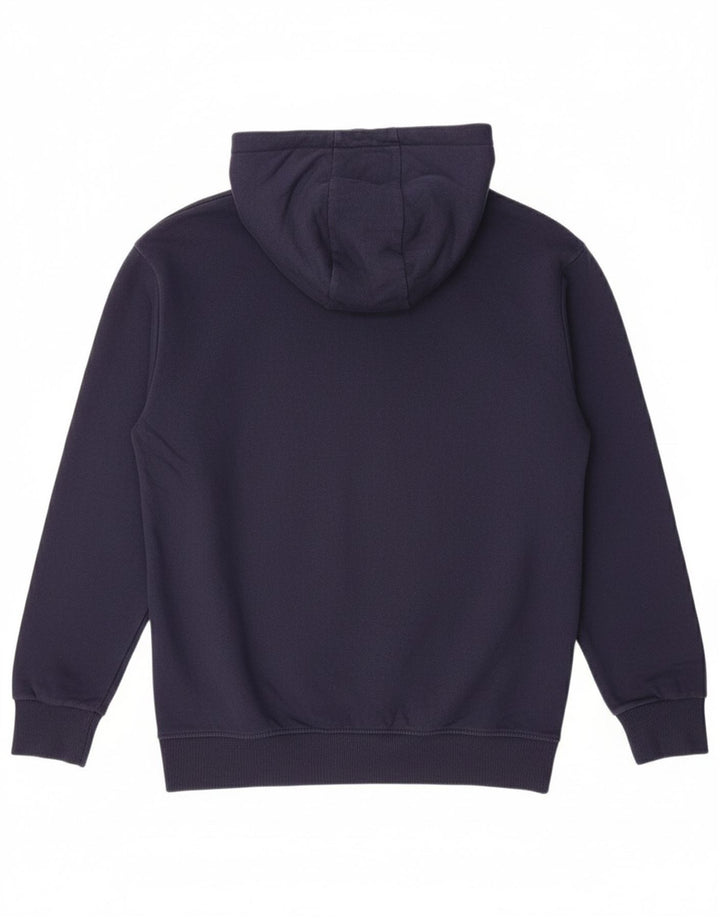 MARKS & SPENCER Suéter masculino com capuz e zíper 13-14 anos algodão azul marinho