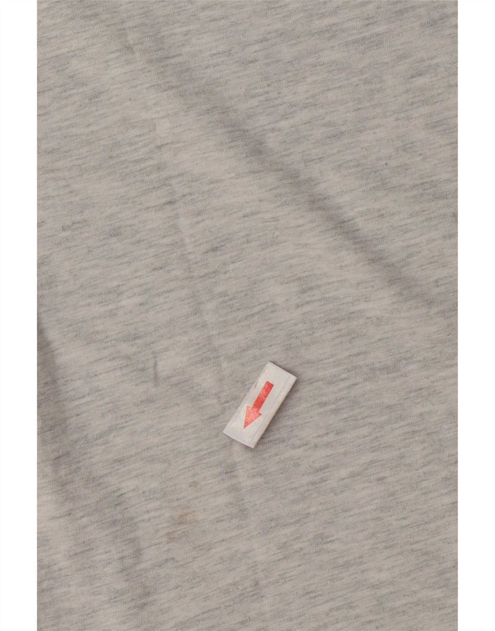 Camiseta feminina Guess com estampa gráfica UK 14 cinza médio manchado
