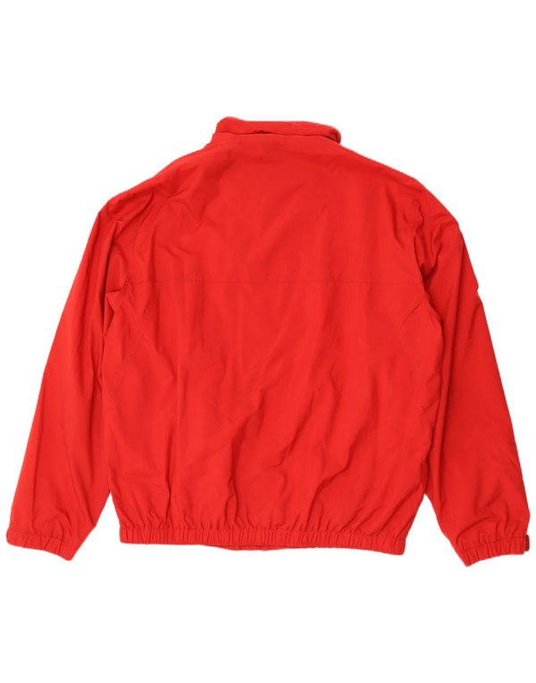 Jaqueta de chuva masculina Lotto UK 46 3XL nylon vermelho