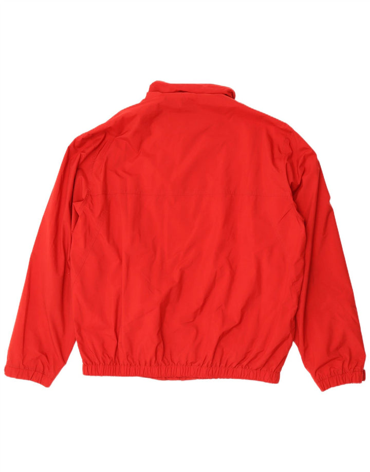 Jaqueta de chuva masculina Lotto UK 46 3XL nylon vermelho