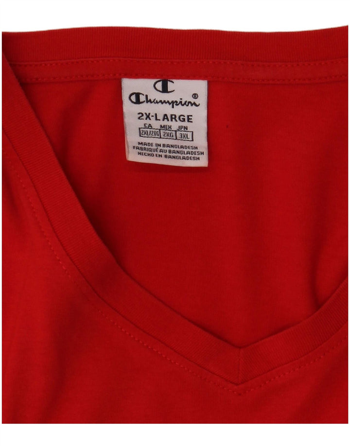 Camiseta feminina CHAMPION Top UK 20 2XL vermelho