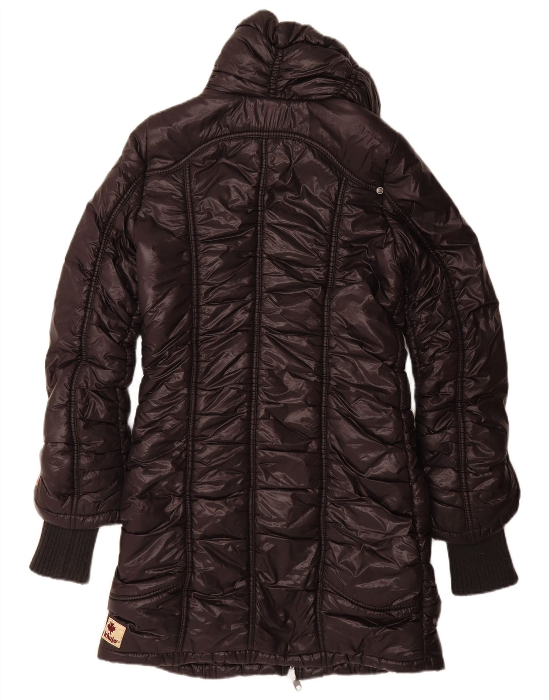 Casaco acolchoado feminino KHUJO UK 12 nylon preto médio