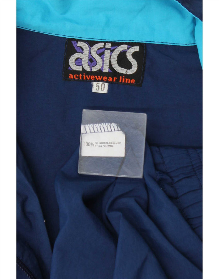 Jaqueta masculina de agasalho gráfico Oasis IT 50 poliamida azul médio