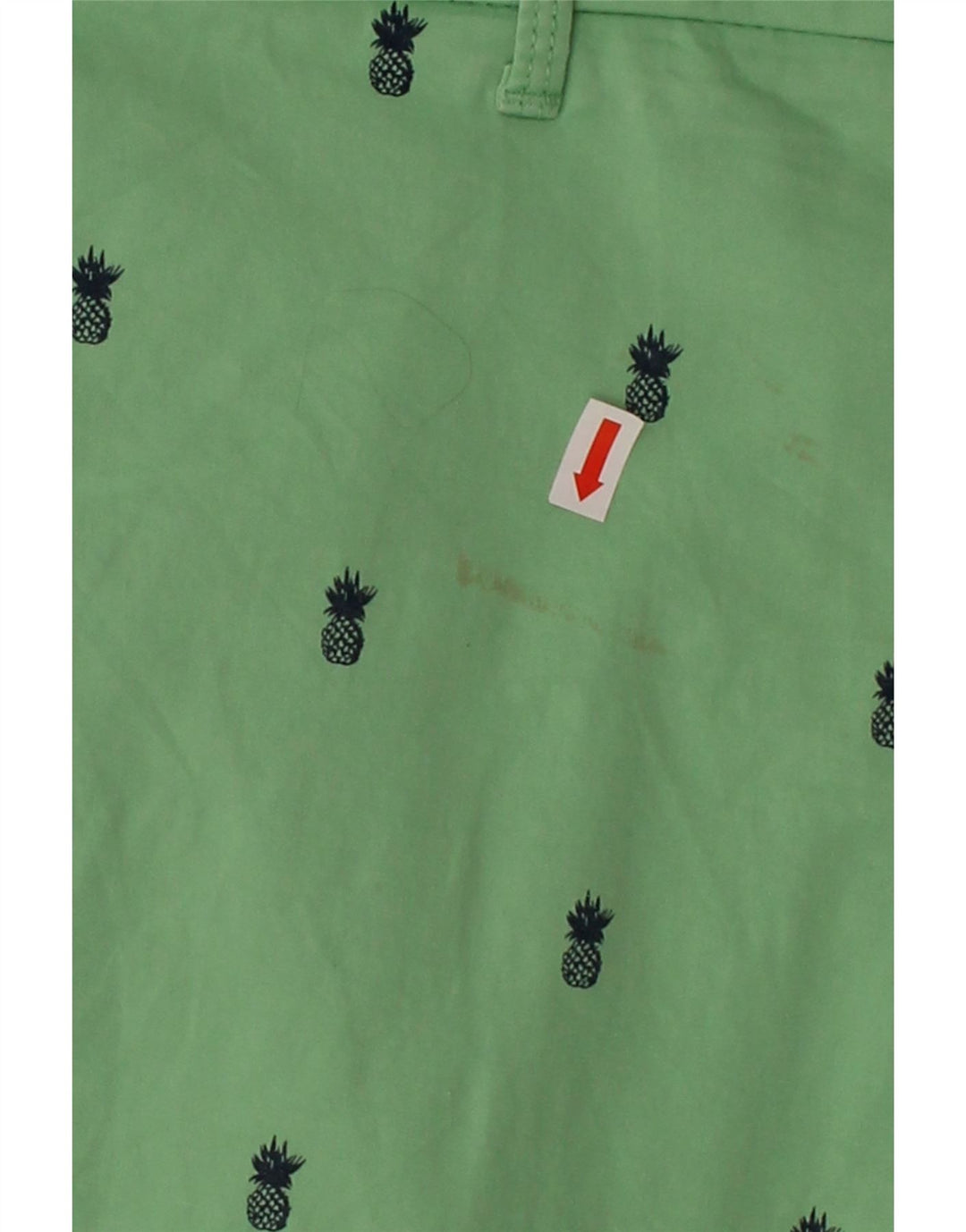 IZOD Mens Chino Shorts W42 2XL Green Spotted Cotton Vintage Izod and Second-Hand Izod from Messina Hembry 