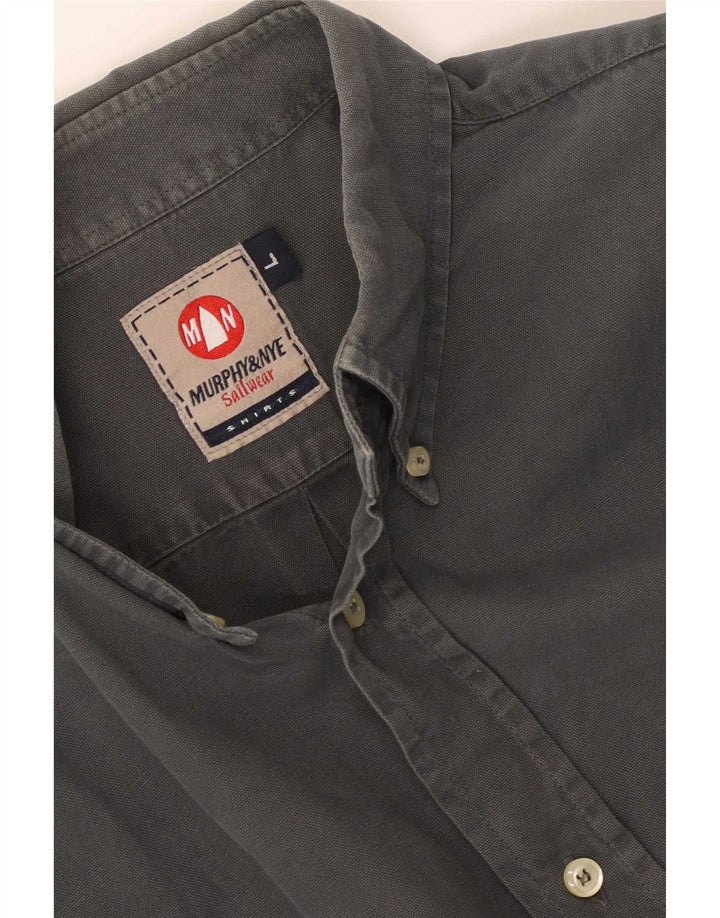 Camisa masculina Murphy & Nye grande cinza