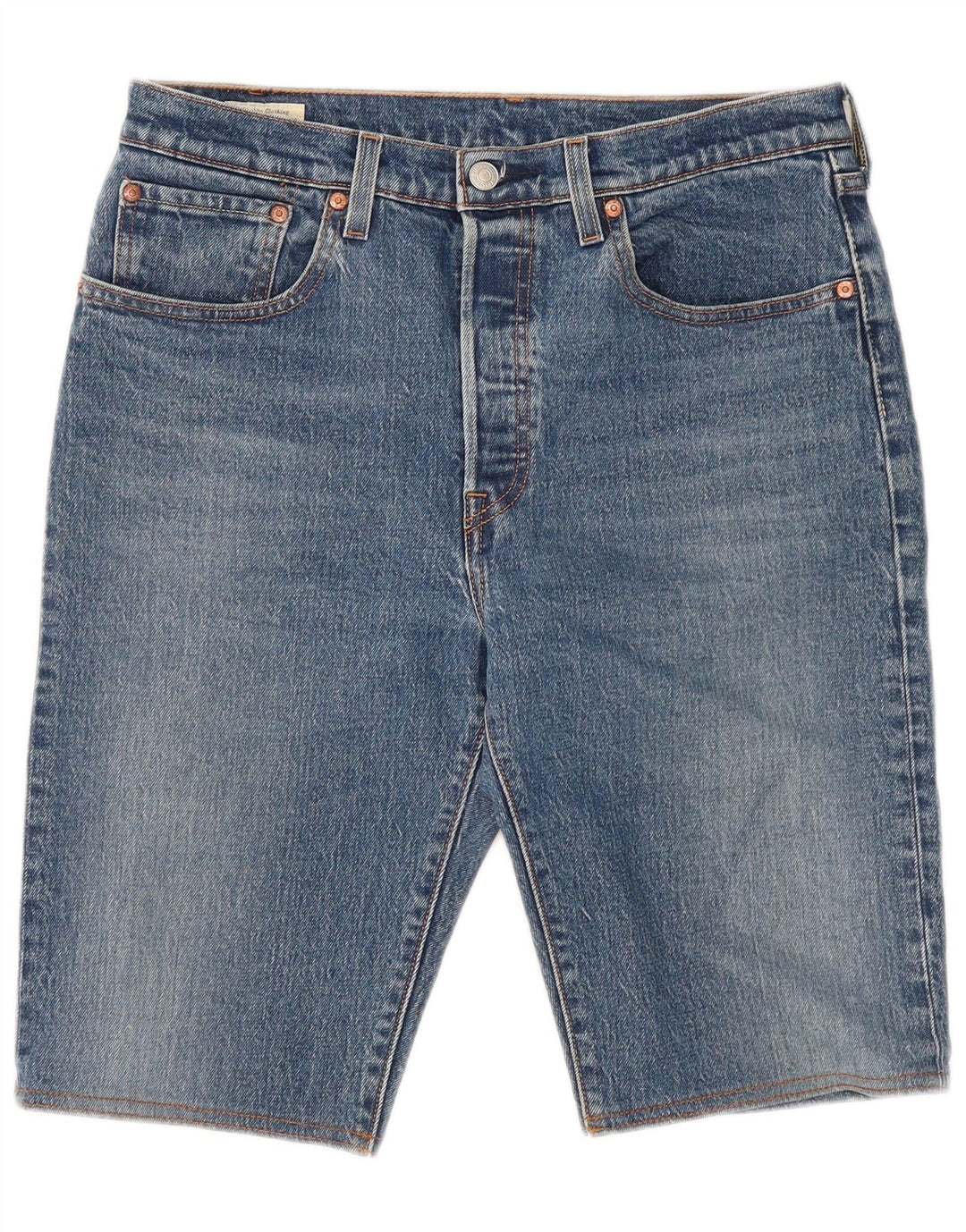LEVI'S Masculino 501 Shorts Jeans W30 Azul Médio