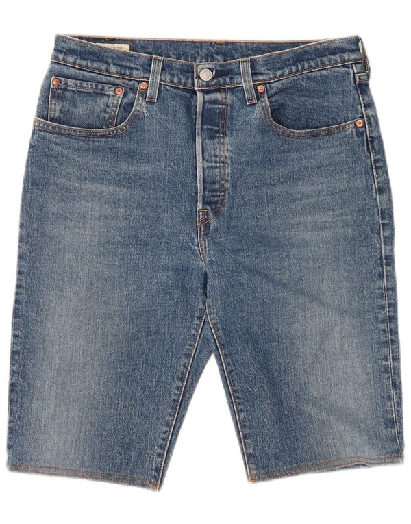 LEVI'S Masculino 501 Shorts Jeans W30 Azul Médio