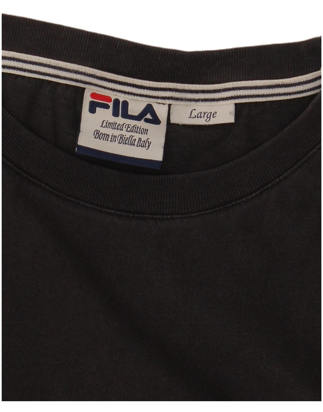Camiseta Fila Mens Limited Edition Graphic Top Grande Preto
