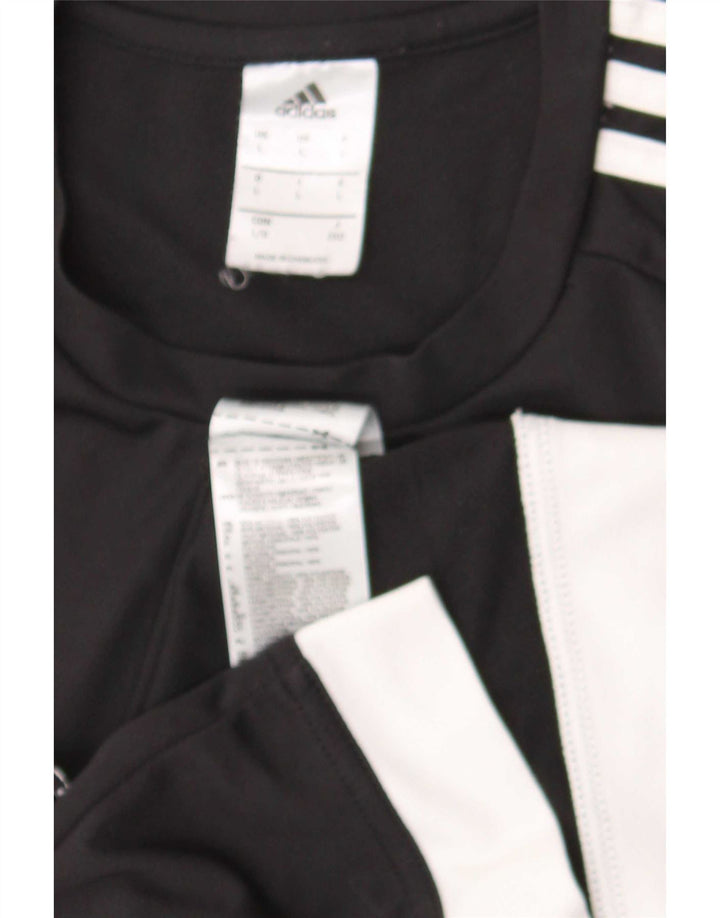Adidas Mens Camiseta Top Grande Poliéster Preto