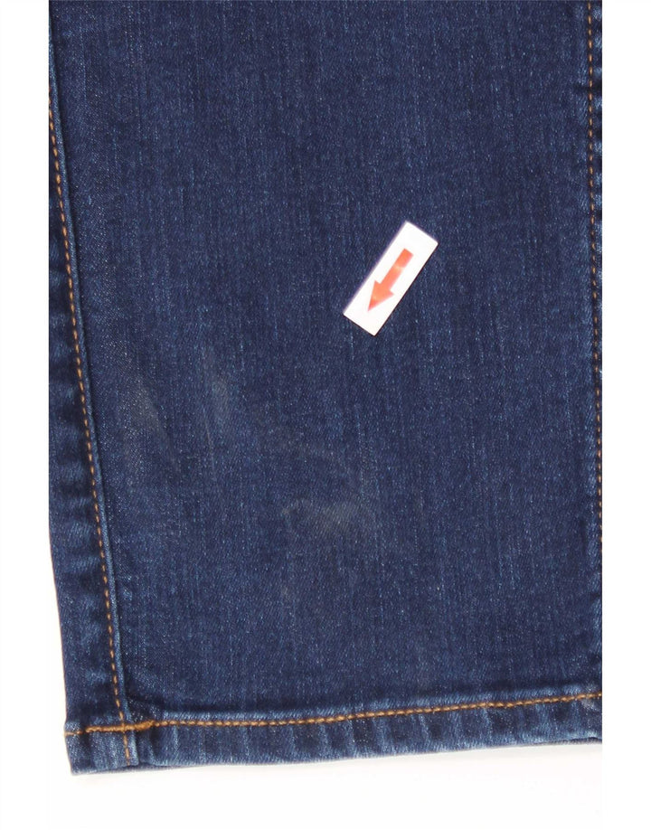 Lee Womens Elly Slim Jeans W30 L29 Azul Marinho Algodão