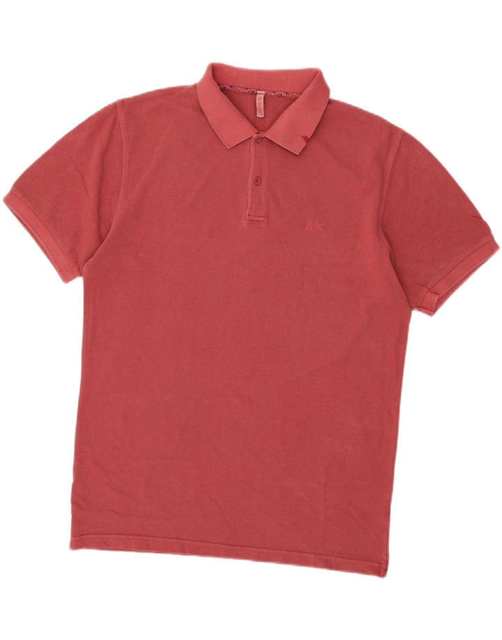 Camisa polo masculina SUN68 XL rosa