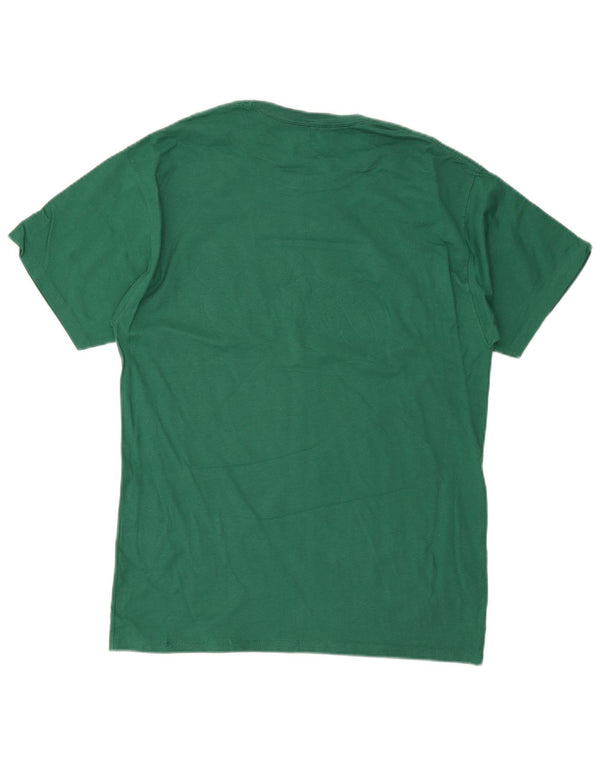 Camiseta masculina estampada Champion grande algodão verde