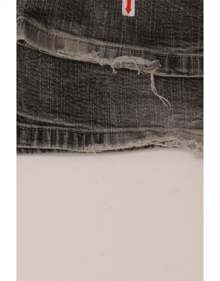 Calça jeans feminina stretch reta MARKS & SPENCER Reino Unido 16 grande W32 L30 cinza