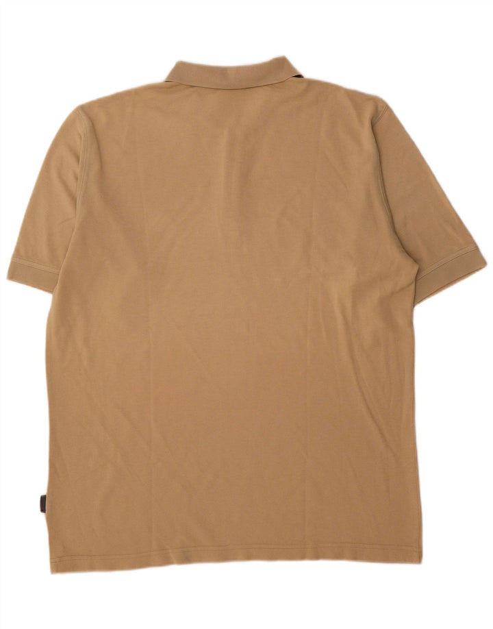 Camisa Polo Masculina Adidas Grande Bege