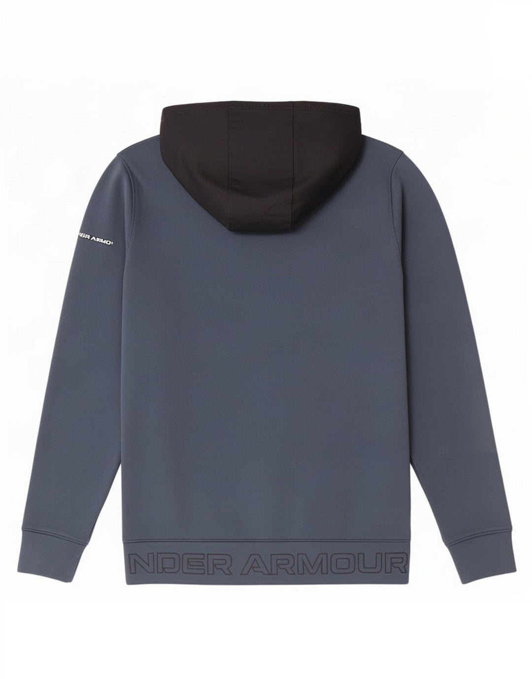 Suéter masculino Under Armour Graphic Zip com capuz e bloco colorido azul médio