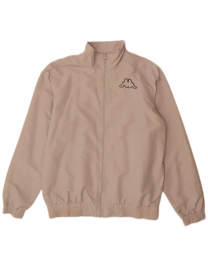 Jaqueta bomber masculina Kappa UK 42 XL poliéster bege