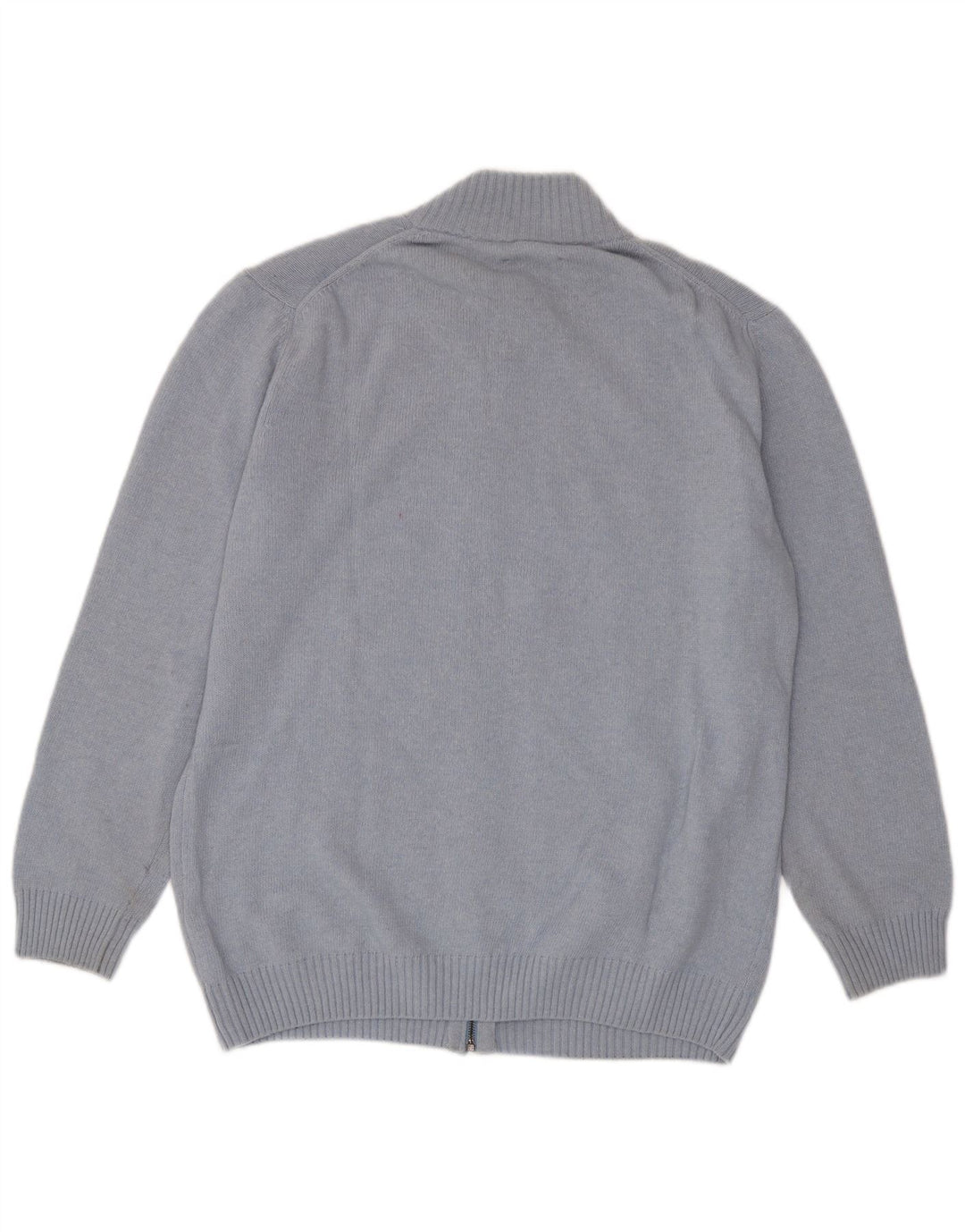 MARLBORO CLASSICS Suéter cardigã masculino 2XL lã azul