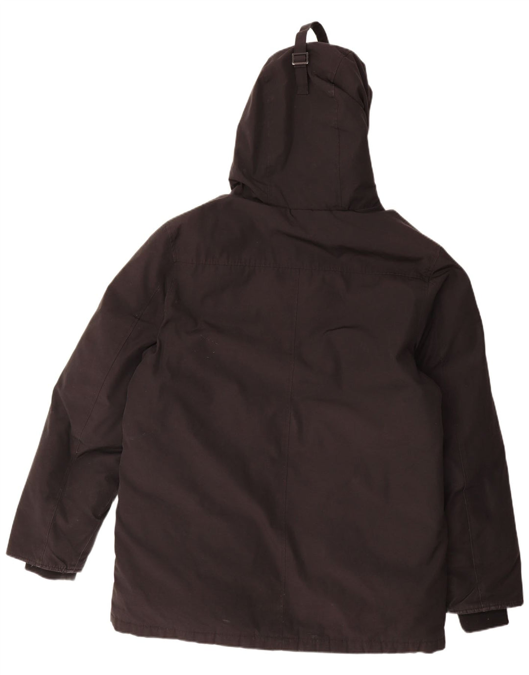 Casaco acolchoado com capuz masculino Superdry UK 44 2XL poliéster preto