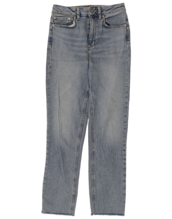 Calça jeans feminina MINT VELVET UK 8 pequena W28 L27 algodão azul