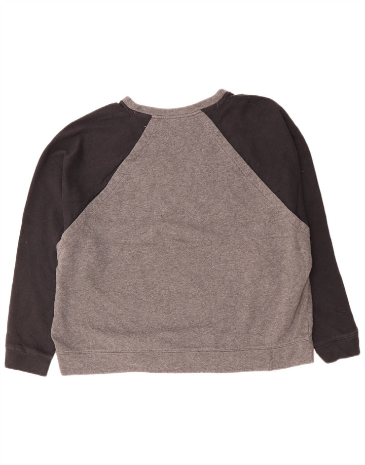 UNDER ARMOUR Suéter feminino oversized UK 18 XL cinza colorblock