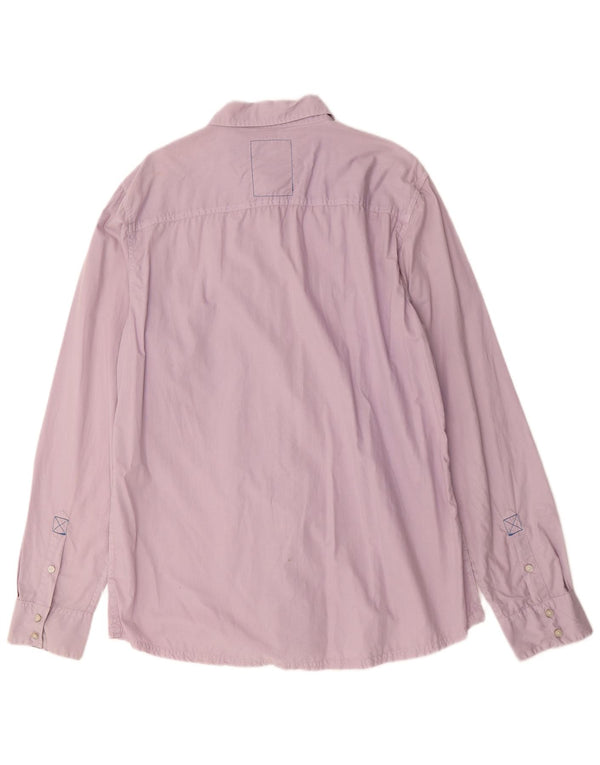 Camisa masculina Guess 2XL algodão roxo