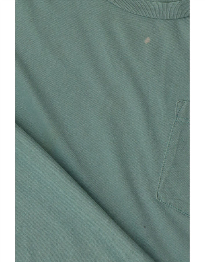 Carhartt Camiseta Masculina Top Pequeno Algodão Turquesa