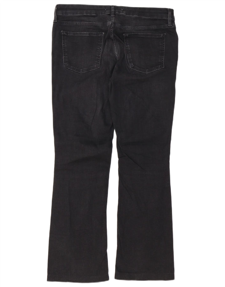 Zara Jeans Bootcut Feminino EU 42 Grande W32 L29 Preto