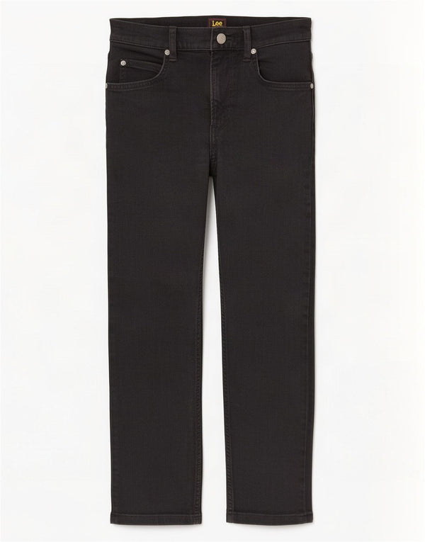 Lee Mens Rider Calça Jeans W29 L25 Algodão Preto