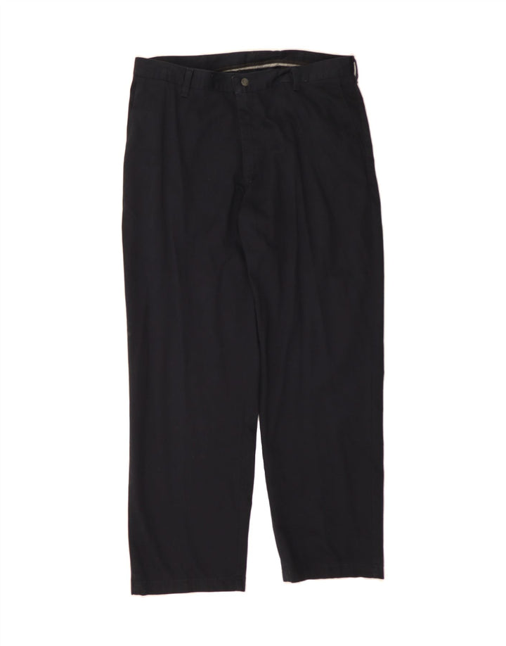 LEE Mens Straight Chino Trousers W36 L30 Navy Blue Cotton Vintage Lee and Second-Hand Lee from Messina Hembry 