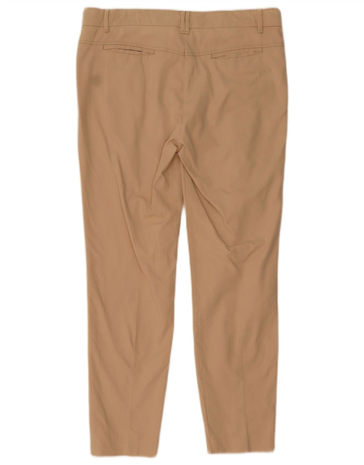 Zara Calça Chino Feminina Slim Médio W32 L26 Bege