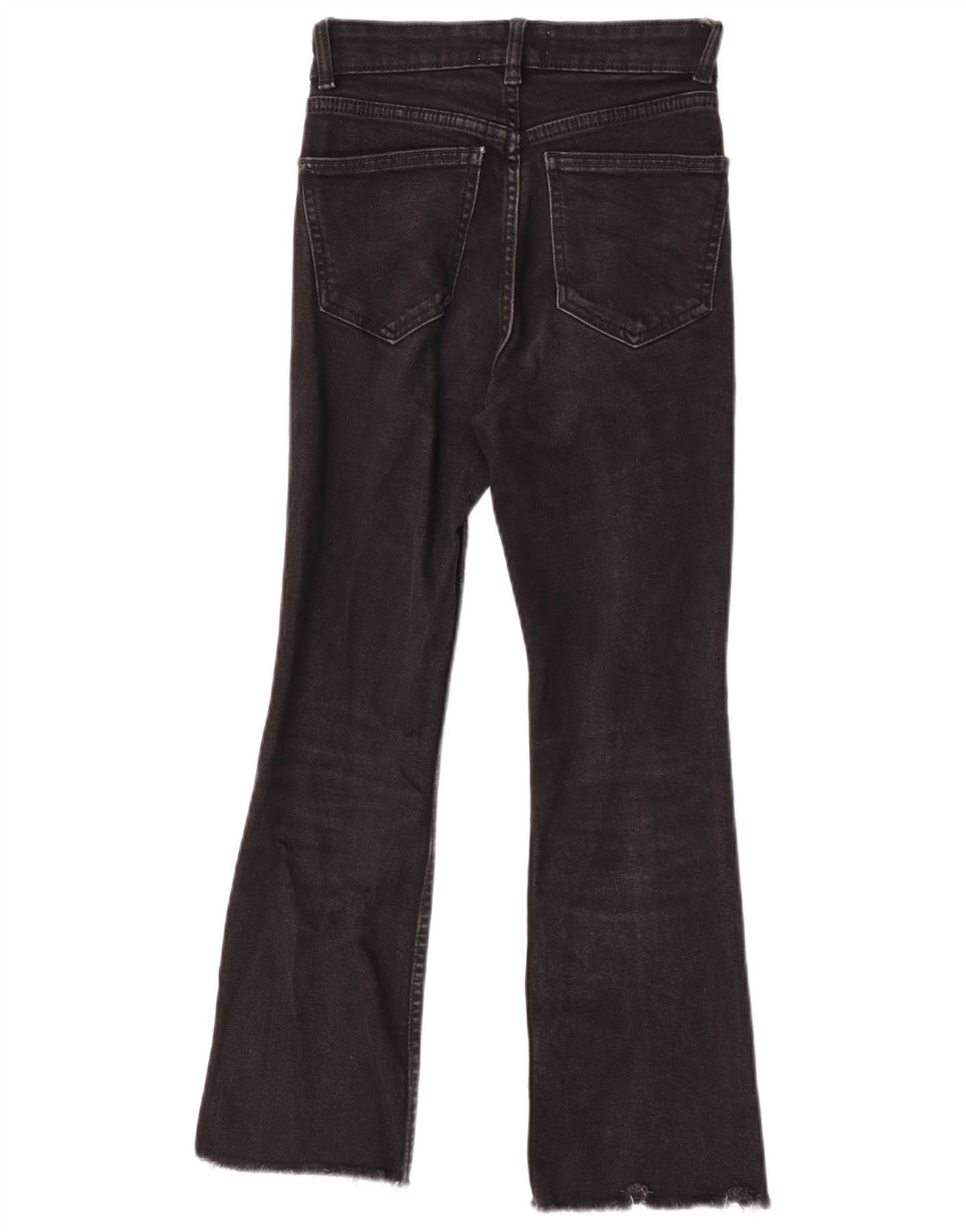 Calça jeans feminina Zara Bootcut EU 34 2XS W24 L25 preta