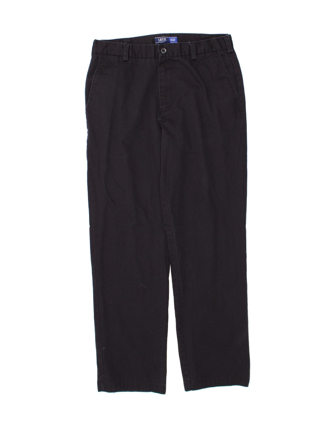 IZOD Mens Straight Chino Trousers  W32 L32 Navy Blue Cotton Vintage Izod and Second-Hand Izod from Messina Hembry 