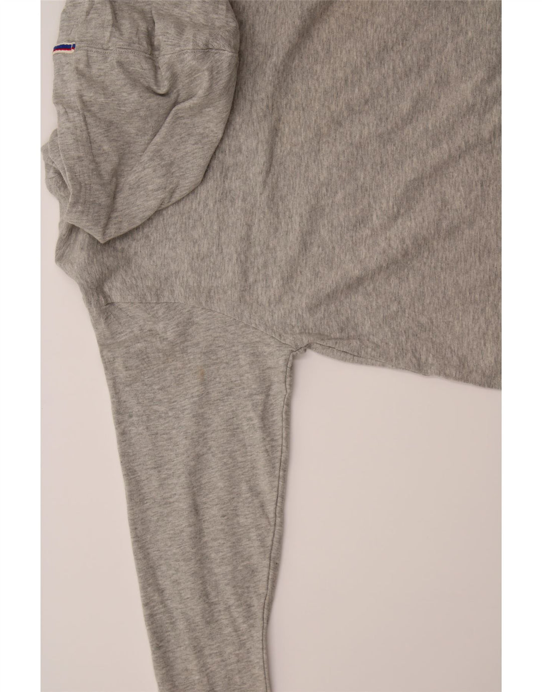 CHAMPION Womens Graphic Hoodie Jumper UK 14 Medium Grey Cotton Vintage Champion and Second-Hand Champion from Messina Hembry 